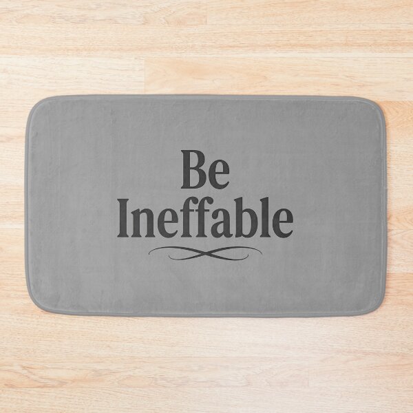 Item preview, Be Ineffable Elegant Typography Quote Inspirational Minimalist Text Art designed and sold by FrozenFits.