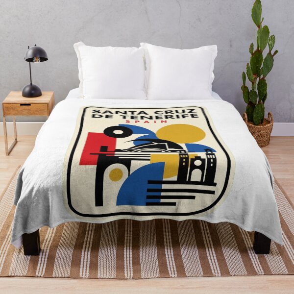 Item preview, Retro Santa Cruz De Tenerife Bauhaus Geometric Skyline designed and sold by k3rstman1.