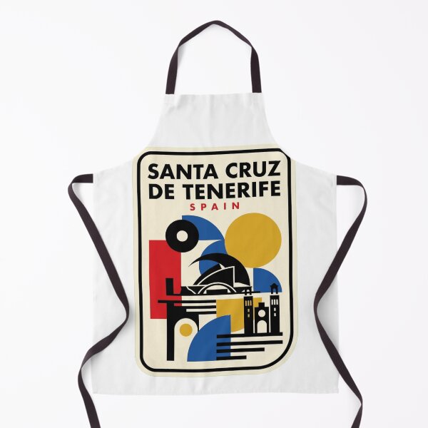 Item preview, Retro Santa Cruz De Tenerife Bauhaus Geometric Skyline designed and sold by k3rstman1.