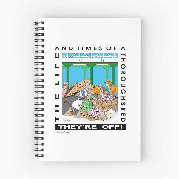 Item preview, The Life and Times of a Thoroughbred "THEY'RE OFF! " designed and sold by ArtstarStudios.