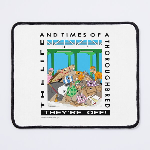 Item preview, The Life and Times of a Thoroughbred "THEY'RE OFF! " designed and sold by ArtstarStudios.