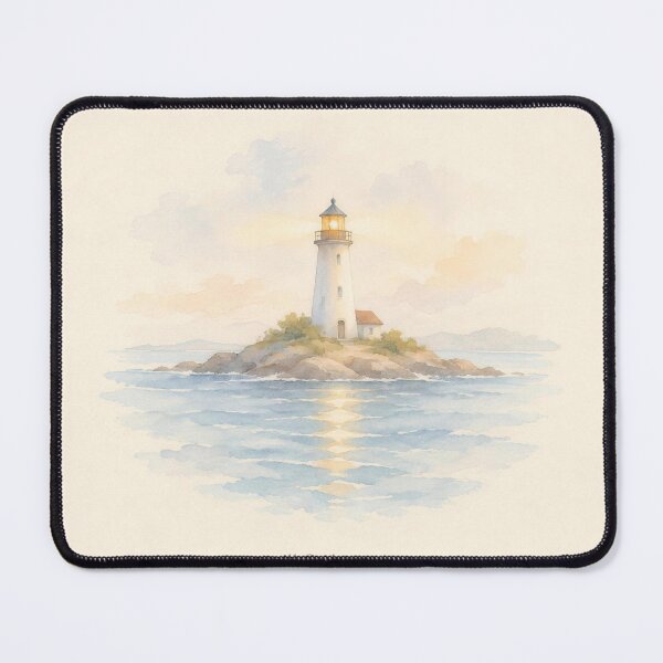 Item preview, You'll Find Your Way Lighthouse Illustration | Mental Health Wall Art designed and sold by FixationStudio.