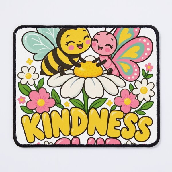 Item preview, Kindness Club Cute Bee Butterfly Daisy designed and sold by MH Digital Studio .