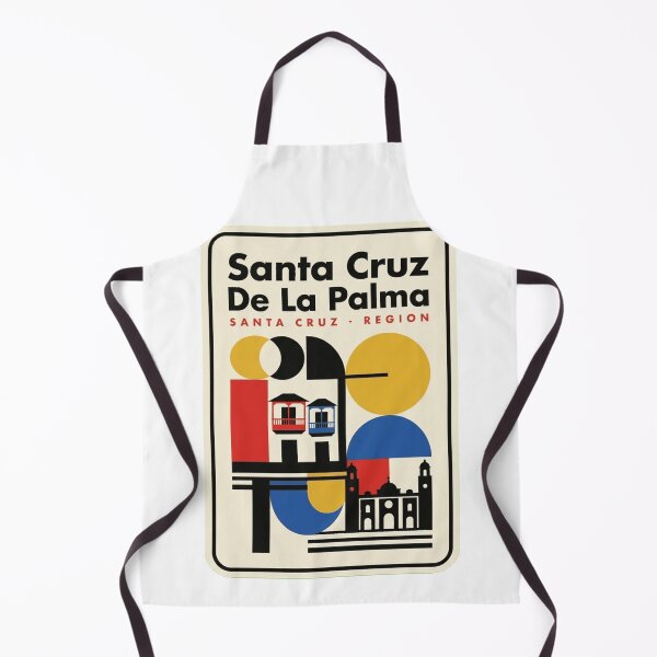 Item preview, Retro Santa Cruz De La Palma Bauhaus Geometric Skyline designed and sold by k3rstman1.