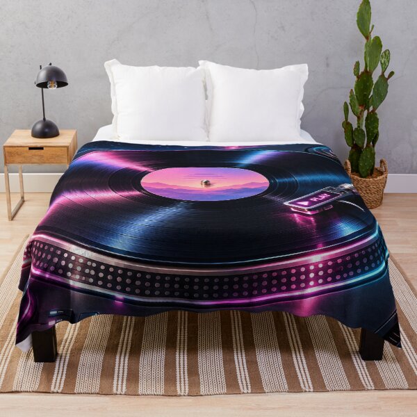 Item preview, Cosmic Neon Vinyl Turntable designed and sold by The-Library.