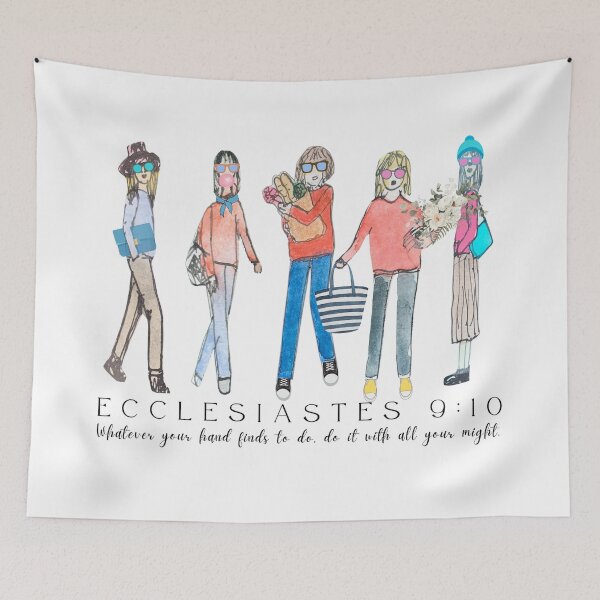 Item preview, Bible art ECCLESIASTES 9:10 designed and sold by Boy and Belugee Studio.