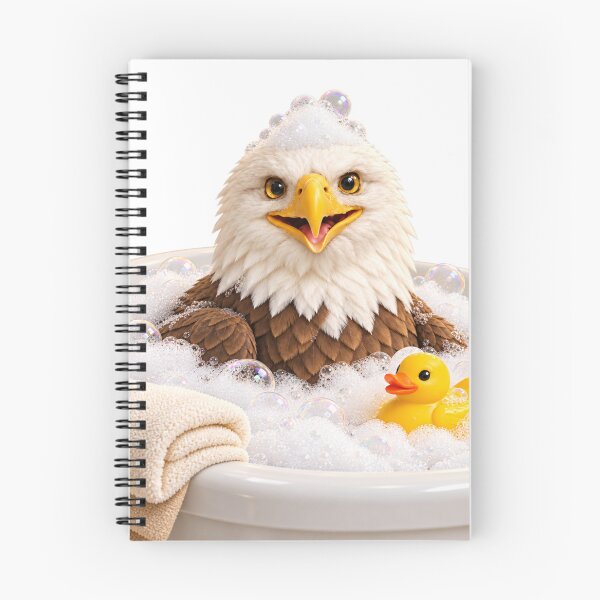 Item preview, Bald Eagle Bathtub Duck Day designed and sold by Sillytoe.
