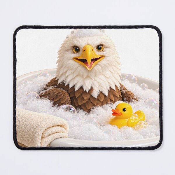 Item preview, Bald Eagle Bathtub Duck Day designed and sold by Sillytoe.