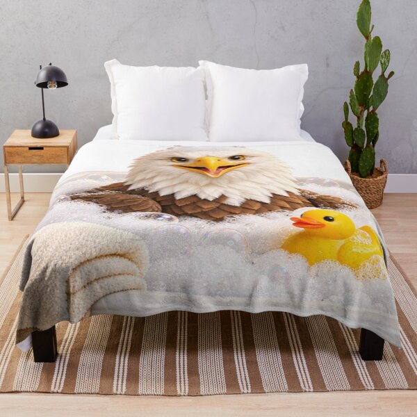 Item preview, Bald Eagle Bathtub Duck Day designed and sold by Sillytoe.