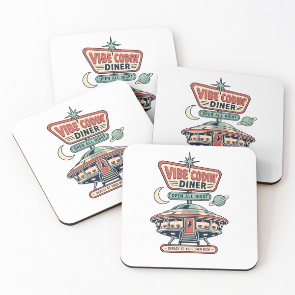 Item preview, Vibe Codin' Diner — Deploy at Your Own Risk designed and sold by Numerous-Niches.