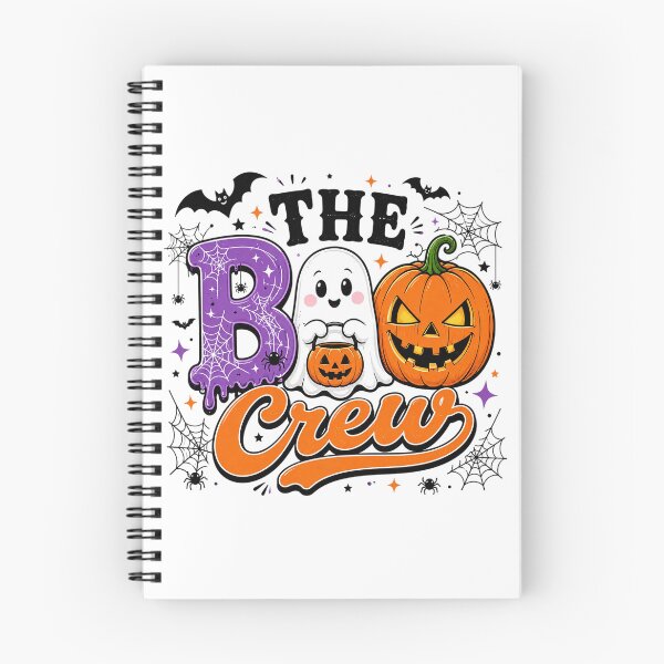 Item preview, The Boo Crew – Cute Halloween Ghost and Pumpkin designed and sold by Travelslightly.