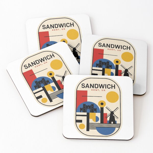 Item preview, Retro Sandwich Bauhaus Geometric Skyline designed and sold by k3rstman1.