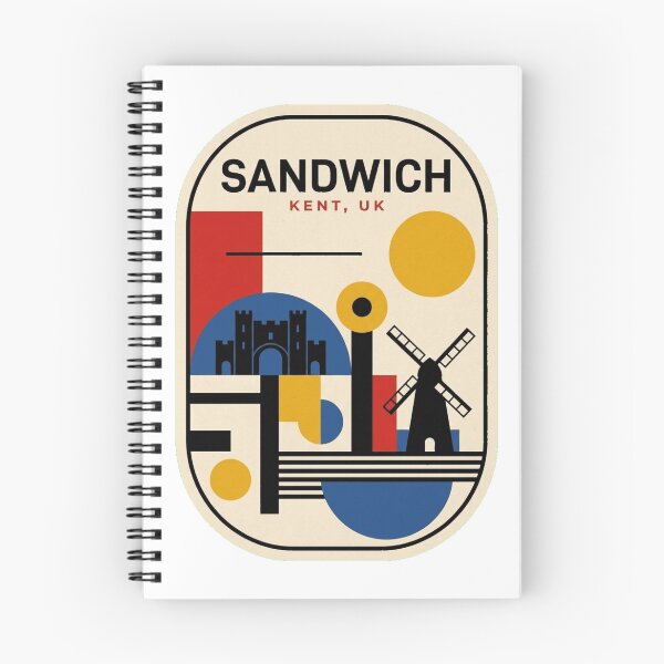 Item preview, Retro Sandwich Bauhaus Geometric Skyline designed and sold by k3rstman1.