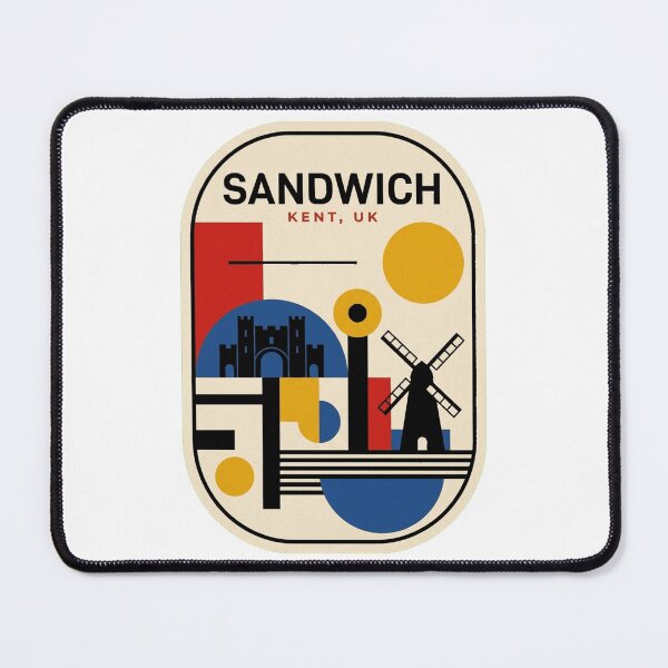 Item preview, Retro Sandwich Bauhaus Geometric Skyline designed and sold by k3rstman1.
