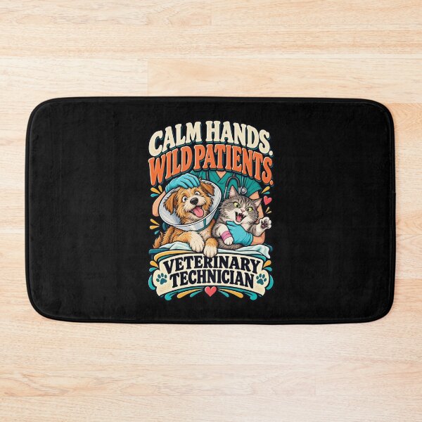 Item preview, Calm Hands Wild Patients Veterinary Technician designed and sold by MOTIFOLK.