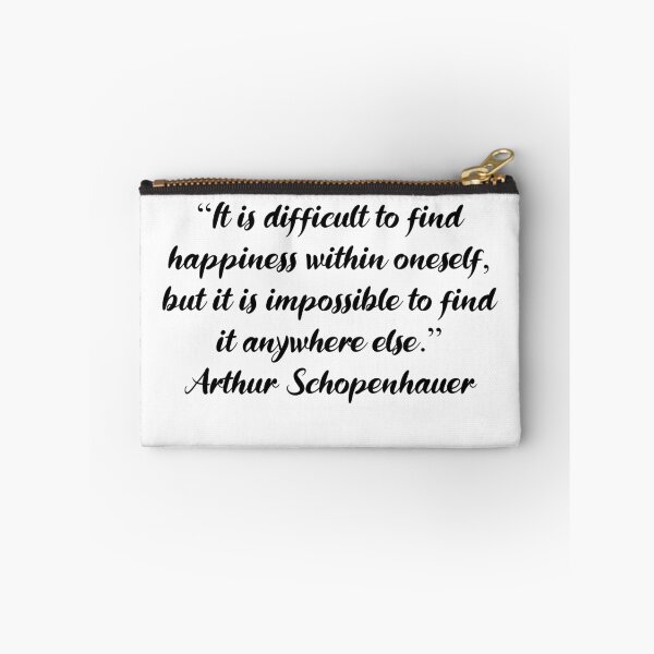 Item preview, Happiness Within Oneself - Arthur Schopenhauer Quote designed and sold by 4ever-Undaunted.