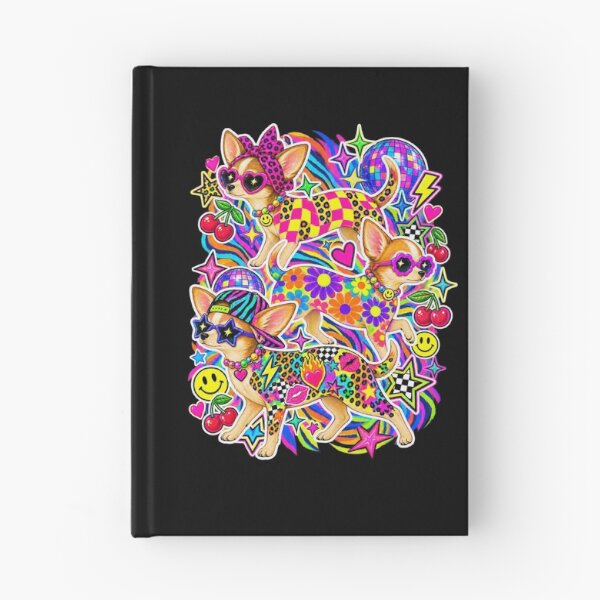 Item preview, Maximalist Chihuahua Colorful Y2K Disco Pop Dog Art designed and sold by AmiGraph.