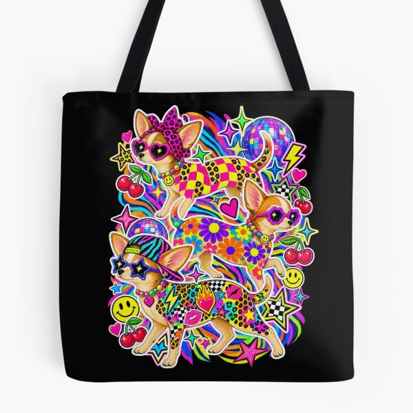 Item preview, Maximalist Chihuahua Colorful Y2K Disco Pop Dog Art designed and sold by AmiGraph.