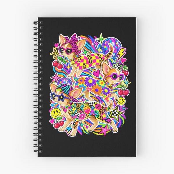 Item preview, Maximalist Chihuahua Colorful Y2K Disco Pop Dog Art designed and sold by AmiGraph.