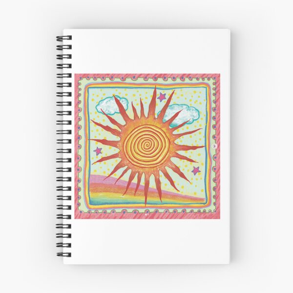 Item preview, Naive Spiral Sun - Aesthetic Doodle and Good Vibes designed and sold by conamor-bymel.
