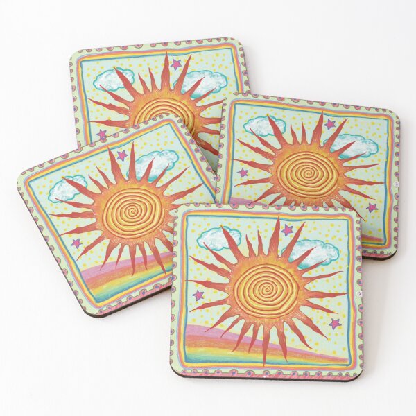 Item preview, Naive Spiral Sun - Aesthetic Doodle and Good Vibes designed and sold by conamor-bymel.
