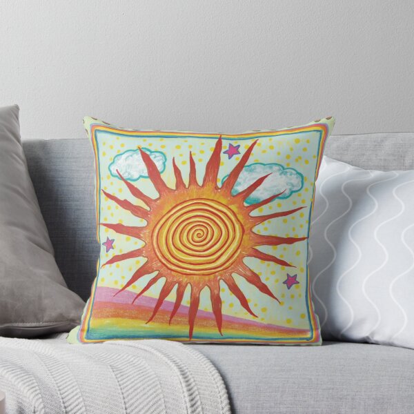 Item preview, Naive Spiral Sun - Aesthetic Doodle and Good Vibes designed and sold by conamor-bymel.
