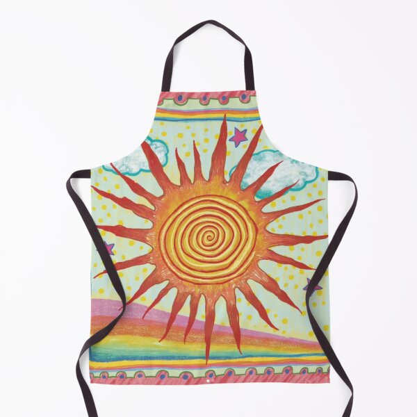 Item preview, Naive Spiral Sun - Aesthetic Doodle and Good Vibes designed and sold by conamor-bymel.