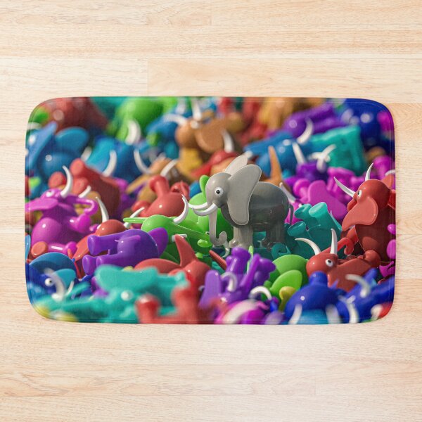 Item preview, Grey Elephant Horde Multicolored 3D Toys designed and sold by Keltoi-art.