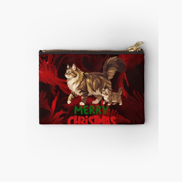 Item preview, Cute Maine Coon Cat Merry Christmas Holiday Art designed and sold by stormk10.