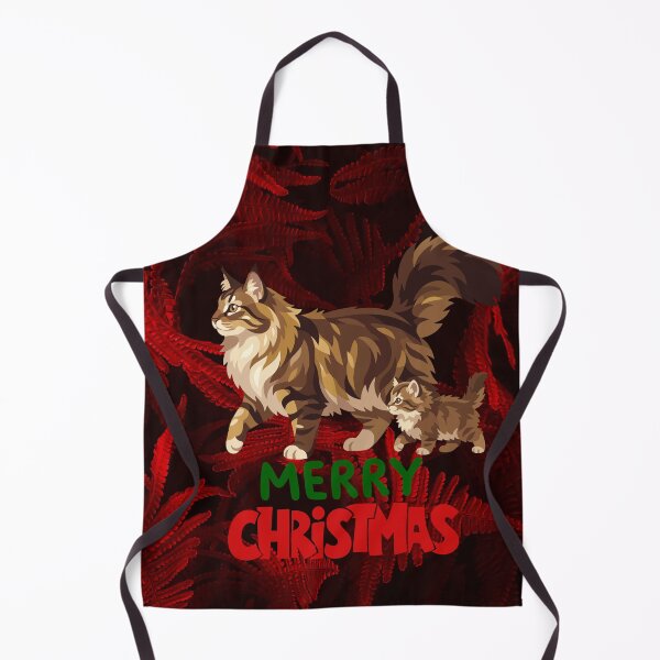 Item preview, Cute Maine Coon Cat Merry Christmas Holiday Art designed and sold by stormk10.