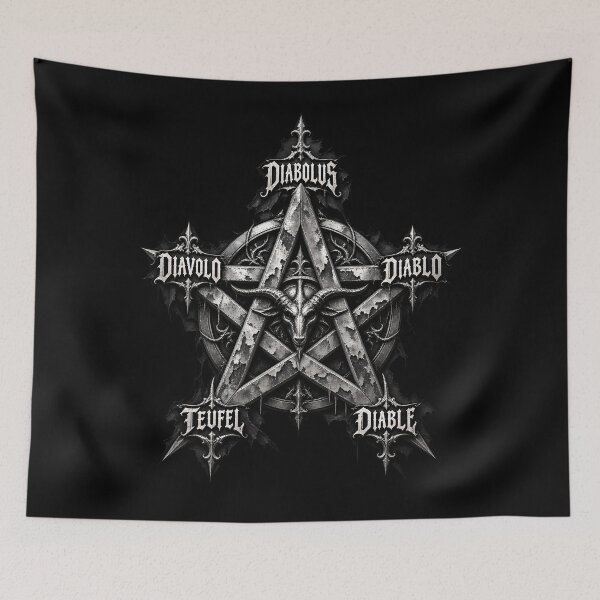 Item preview, The Devil in 5 Names Pentagram designed and sold by MarkColeImaging.