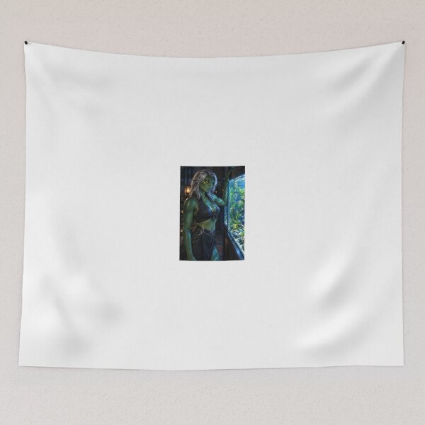 Item preview, Green Reptilian Woman by Fish Tank designed and sold by CathryneDelamort.