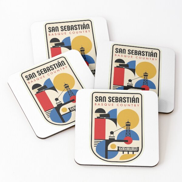 Item preview, Retro San Sebastián Bauhaus Geometric Skyline designed and sold by k3rstman1.