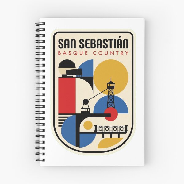 Item preview, Retro San Sebastián Bauhaus Geometric Skyline designed and sold by k3rstman1.