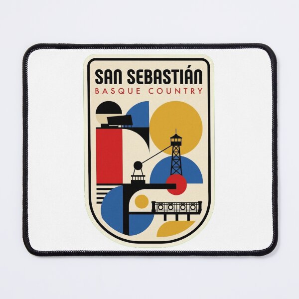 Item preview, Retro San Sebastián Bauhaus Geometric Skyline designed and sold by k3rstman1.