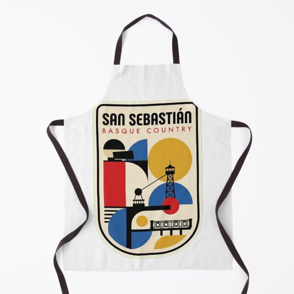 Item preview, Retro San Sebastián Bauhaus Geometric Skyline designed and sold by k3rstman1.