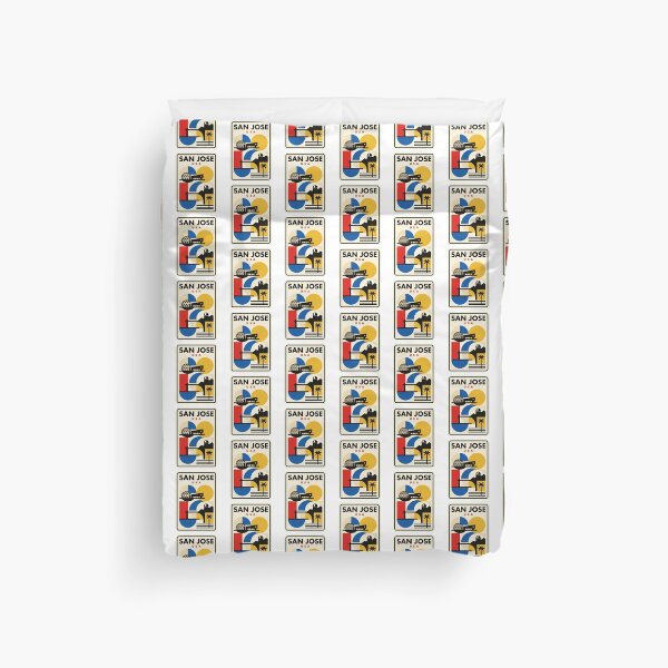 Item preview, Retro San Jose Bauhaus Geometric Skyline designed and sold by k3rstman1.