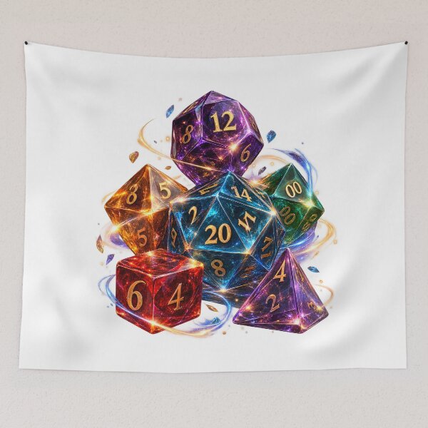 Item preview, Epic RPG Dice Stack – Fantasy Tabletop Gaming Collection designed and sold by builtforyou.