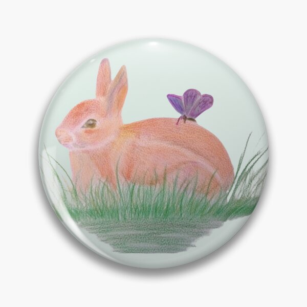 Item preview, Little Bunny in the Garden – Whimsical Rabbit and Butterfly Illustration designed and sold by Julia N.