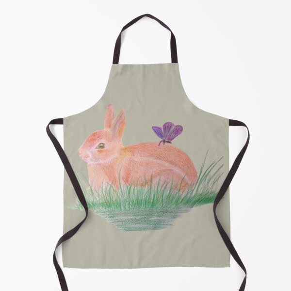 Item preview, Little Bunny in the Garden – Whimsical Rabbit and Butterfly Illustration designed and sold by Julia N.