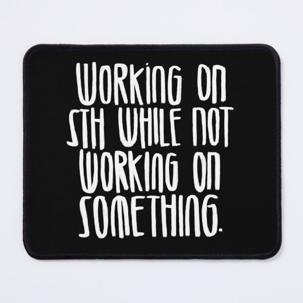Item preview, Procrastination, working on something  designed and sold by badlydrawnbabe.