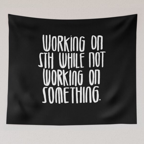 Item preview, Procrastination, working on something  designed and sold by badlydrawnbabe.