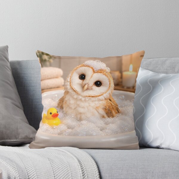 Item preview, Barn Owl Bathtub Bubble Soak designed and sold by Sillytoe.