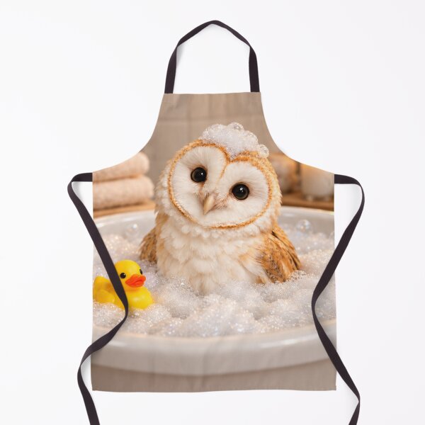 Item preview, Barn Owl Bathtub Bubble Soak designed and sold by Sillytoe.