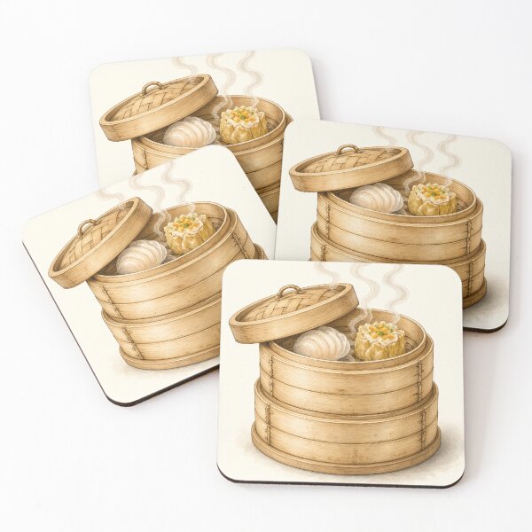 Item preview, Dim Sum Bamboo Steamer with Har Gow and Siu Mai designed and sold by jainaspp.