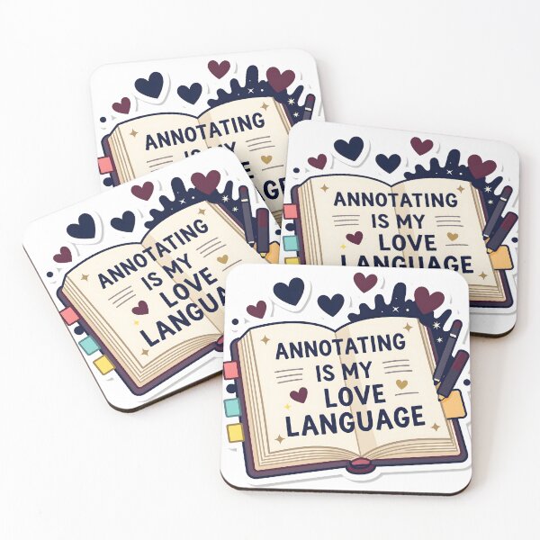 Item preview, Annotating Is My Love Language - Bookish designed and sold by chill-a-lot.