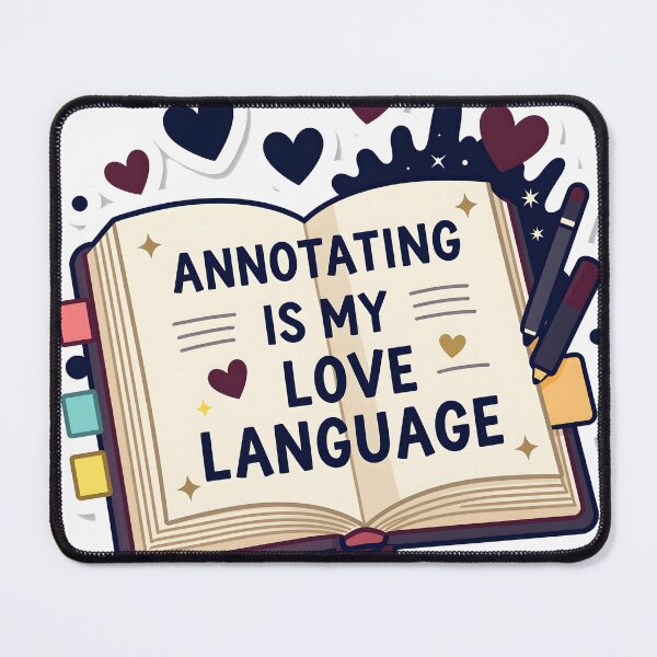 Item preview, Annotating Is My Love Language - Bookish designed and sold by chill-a-lot.
