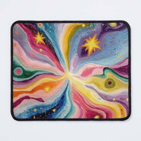 Item preview, Retro Psychedelic Galaxy - Cosmic Waves and Stars designed and sold by conamor-bymel.