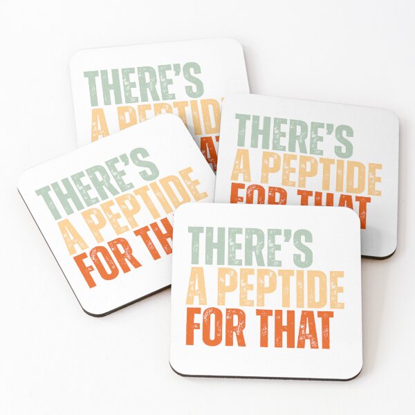 Item preview, There’s a Peptide for That – Funny Science & Fitness Humor designed and sold by Dondonmart.