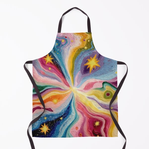 Item preview, Retro Psychedelic Galaxy - Cosmic Waves and Stars designed and sold by conamor-bymel.